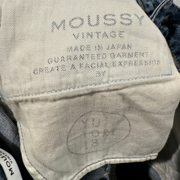 NWT Moussy Vintage Mv Maverick Tapered-Mid Jeans Light Blue III Made in Japan 26 - Picture 14 of 16